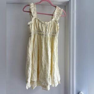 Butter Yellow Eyelet dress from Amazon